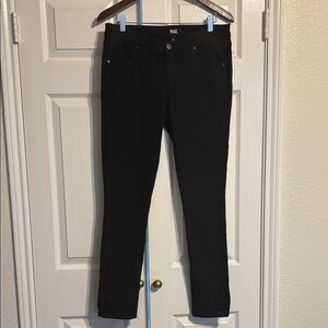 PAIGE Jet Black Denim Pants